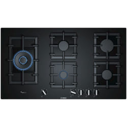 Bosch Serie 6 PPS9A6B90 plaque Noir Intégré Gaz 5 zone(s)