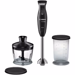 Bosch MSM2620B, Mélangeur de table, 600 W, Noir, Transparent