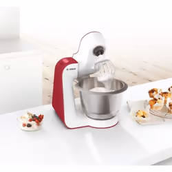 Bosch MUM5 StartLine MUM54R00 robot de cuisine 900 W 3,9 L Rouge, Blanc