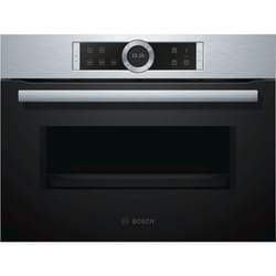 Bosch Serie 8 CFA634GS1 micro-onde Intégré 36 L 900 W Noir, Acier inoxydable