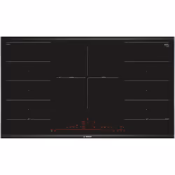 Bosch Serie 8 PXV975DV1E, Noir, Intégré, Plaque avec zone à induction, Verre-céramique, 5 zone(s), 5 zone(s)