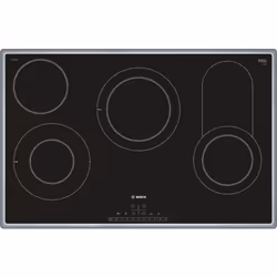 Bosch Serie 6 PKC845FP1D, Noir, Intégré, Céramique, Verre-céramique, 4 zone(s), 4 zone(s)