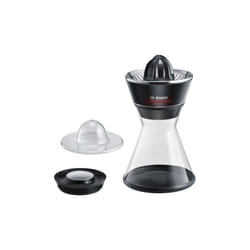 Bosch MCP72GPB presse-agrumes Plastique, Acier inoxydable Noir, Transparent