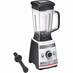 Bosch MMBH4P3W, Mélangeur de table, 2 L, Fonction d'impulsion, 1600 W, Noir, Blanc