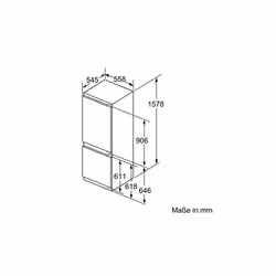 Siemens KI77SAD40 réfrigérateur-congélateur Intégré 225 L Blanc