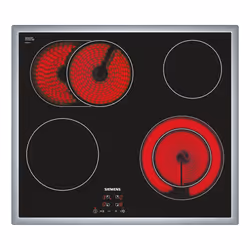 Siemens ET645HN17E, Noir, Intégré, Céramique, Vitrocéramique, 4 zone(s), 4 zone(s)