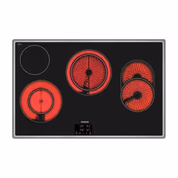Siemens ET845HH17, Noir, Intégré, Céramique, Verre-céramique, 4 zone(s), 4 zone(s)