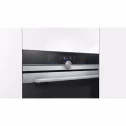 Siemens iQ700 HB674GBS1 four 71 L A+ Noir, Acier inoxydable