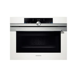 Siemens CM633GBW1 four 45 L Acier inoxydable, Blanc