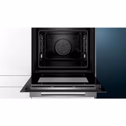 Siemens iQ700 HB675G0S1 four 71 L A+ Noir, Acier inoxydable