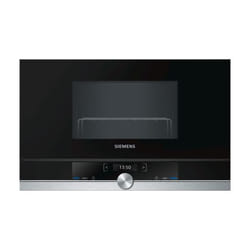 Siemens BE634LGS1 micro-onde Intégré 21 L 900 W Noir, Argent