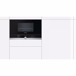 Siemens BE634LGS1 micro-onde Intégré 21 L 900 W Noir, Argent