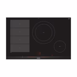 Siemens EX875LEC1E, Noir, Acier inoxydable, Intégré, Plaque avec zone à induction, Verre-céramique, 4 zone(s), 4 zone(s)