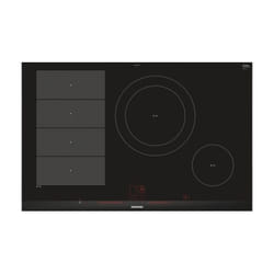Siemens EX875LEC1E plaque Noir, Acier inoxydable Intégré Plaque avec zone à induction 4 zone(s)