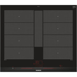 Siemens EX675LYC1E plaque Noir, Acier inoxydable Intégré Plaque avec zone à induction 4 zone(s)