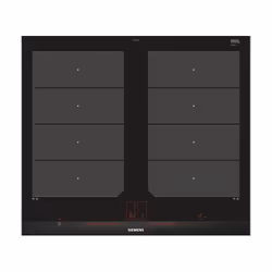 Siemens EX675LXC1E, Noir, Acier inoxydable, Intégré, Plaque avec zone à induction, Verre-céramique, 4 zone(s), 4 zone(s)