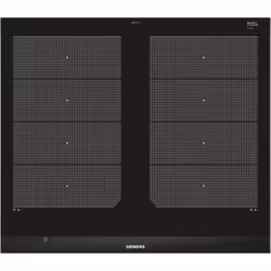 Siemens EX675LXC1E plaque Noir, Acier inoxydable Intégré Plaque avec zone à induction 4 zone(s)