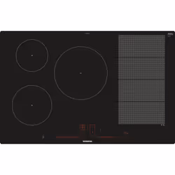 Siemens EX801LVC1E, Noir, Acier inoxydable, Intégré, Plaque avec zone à induction, Verre-céramique, 5 zone(s), 5 zone(s)