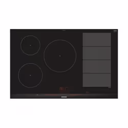 Siemens EX875LVC1E, Noir, Acier inoxydable, Intégré, Plaque avec zone à induction, Verre-céramique, 5 zone(s), 5 zone(s)