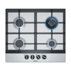 Siemens EC6A5HB90D plaque Noir, Acier inoxydable Intégré Gaz 4 zone(s)