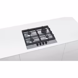 Siemens EC6A5HB90D plaque Noir, Acier inoxydable Intégré Gaz 4 zone(s)