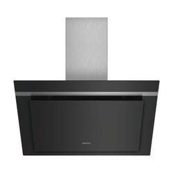 Siemens LC87KHM60 hotte Montée au mur Noir, Acier inoxydable 680 m³/h A