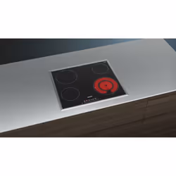 Siemens iQ300 ET645FFN1E plaque Noir Intégré 60 cm Céramique 4 zone(s)