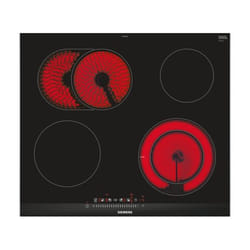 Siemens ET675FNP1E plaque Noir, Acier inoxydable Intégré Céramique 4 zone(s)