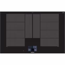 Siemens EX875KYW1E, Noir, Intégré, Plaque avec zone à induction, Verre-céramique, 4 zone(s), 4 zone(s)