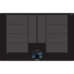 Siemens EX801KYW1E, Noir, Intégré, Plaque avec zone à induction, Verre-céramique, 4 zone(s), 4 zone(s)