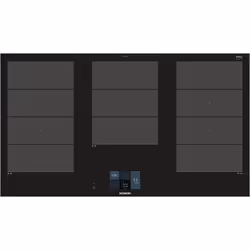 Siemens EX975KXW1E, Noir, Intégré, Plaque avec zone à induction, Verre-céramique, 5 zone(s), 5 zone(s)