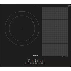 Siemens iQ700 EX611FJC1F plaque Noir Intégré 59.2 cm Plaque avec zone à induction 3 zone(s)
