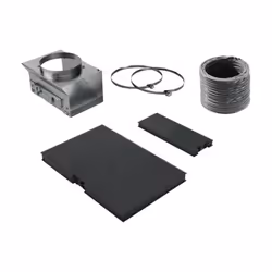 Siemens LZ10AKU00, Kit de recyclage pour hotte, Noir, Gris, Métallique, Siemens, 2,84 kg, 350 mm, 460 mm