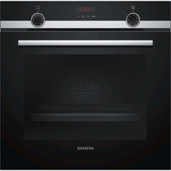 Siemens iQ300 HB573ABR0 four 71 L 3600 W A Noir, Acier inoxydable