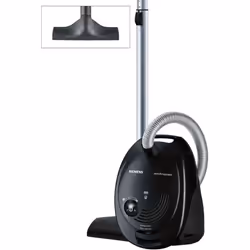 Siemens VS06A212, 600 W, Aspirateur réservoir cylindrique, Sec, Sac à poussière, Filtre hygiénique, Filtrage
