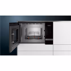 Siemens iQ500 BE525LMS0 micro-onde Intégré Micro-onde combiné 20 L 800 W Noir, Acier inoxydable