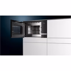Siemens iQ500 BE525LMS0 micro-onde Intégré Micro-onde combiné 20 L 800 W Noir, Acier inoxydable - Vue supplémentaire 4