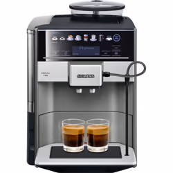 Siemens EQ.6 TE655203RW, Machine à expresso, 1,7 L, Café en grains, Broyeur intégré, 1500 W, Noir, Gris, Argent
