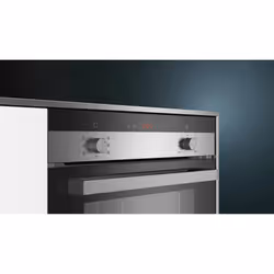 Siemens iQ100 HB113FBS1 four 66 L A Noir, Acier inoxydable