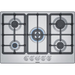 Siemens iQ300 EG7B5QB90 plaque Acier inoxydable Intégré 75 cm Gaz 5 zone(s)