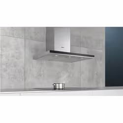 Siemens iQ500 LC97BHP50 hotte Montée au mur Métallique 718 m³/h A