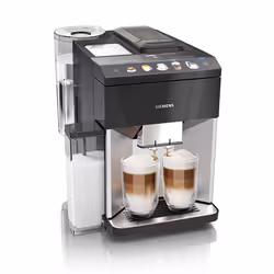 Siemens EQ.500 TQ507R03, Machine à expresso, 1,7 L, Café en grains, Café moulu, Broyeur intégré, Noir, Acier inoxydable