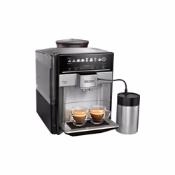 Siemens EQ.6 plus s700, Machine à expresso, 1,7 L, Café en grains, Broyeur intégré, 1500 W, Noir, Acier inoxydable