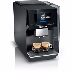 Siemens TP703R09, Machine à expresso, 2,4 L, Café en grains, Café moulu, Broyeur intégré, 1500 W, Noir