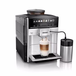 Siemens EQ.6 TE653M11RW, Machine à expresso, 1,7 L, Café en grains, Broyeur intégré, Argent