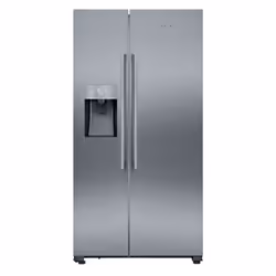 Siemens iQ500 KA93DAIEP, Pose libre, Américain, Acier inoxydable, LED, Porte-sur-porte, LED