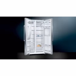 Siemens iQ500 KA93GAIEP frigo américain Pose libre 560 L E Acier inoxydable