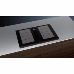 Siemens iQ700 EX875LX67E plaque Noir, Acier inoxydable Intégré 80 cm Plaque avec zone à induction 4 zone(s) - Vue supplémentaire 4