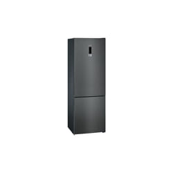 Siemens iQ300 KG49NXXEA réfrigérateur-congélateur Pose libre 438 L E Noir, Acier inoxydable