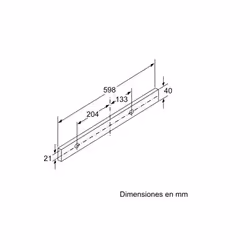 Siemens iQ300 LI67SA531 hotte Semi-intégrée (semi-encastrée) Argent 399 m³/h A - Vue supplémentaire 4